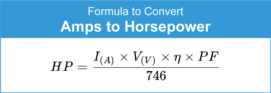 Horsepower Formula