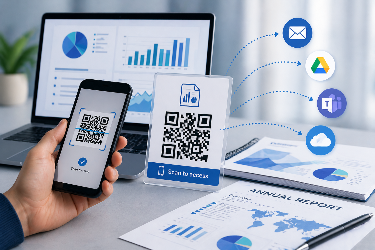 Easy Sharing of Reports and Presentations